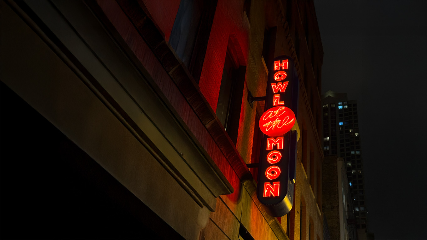 chicago howl at the moon location exterior sign