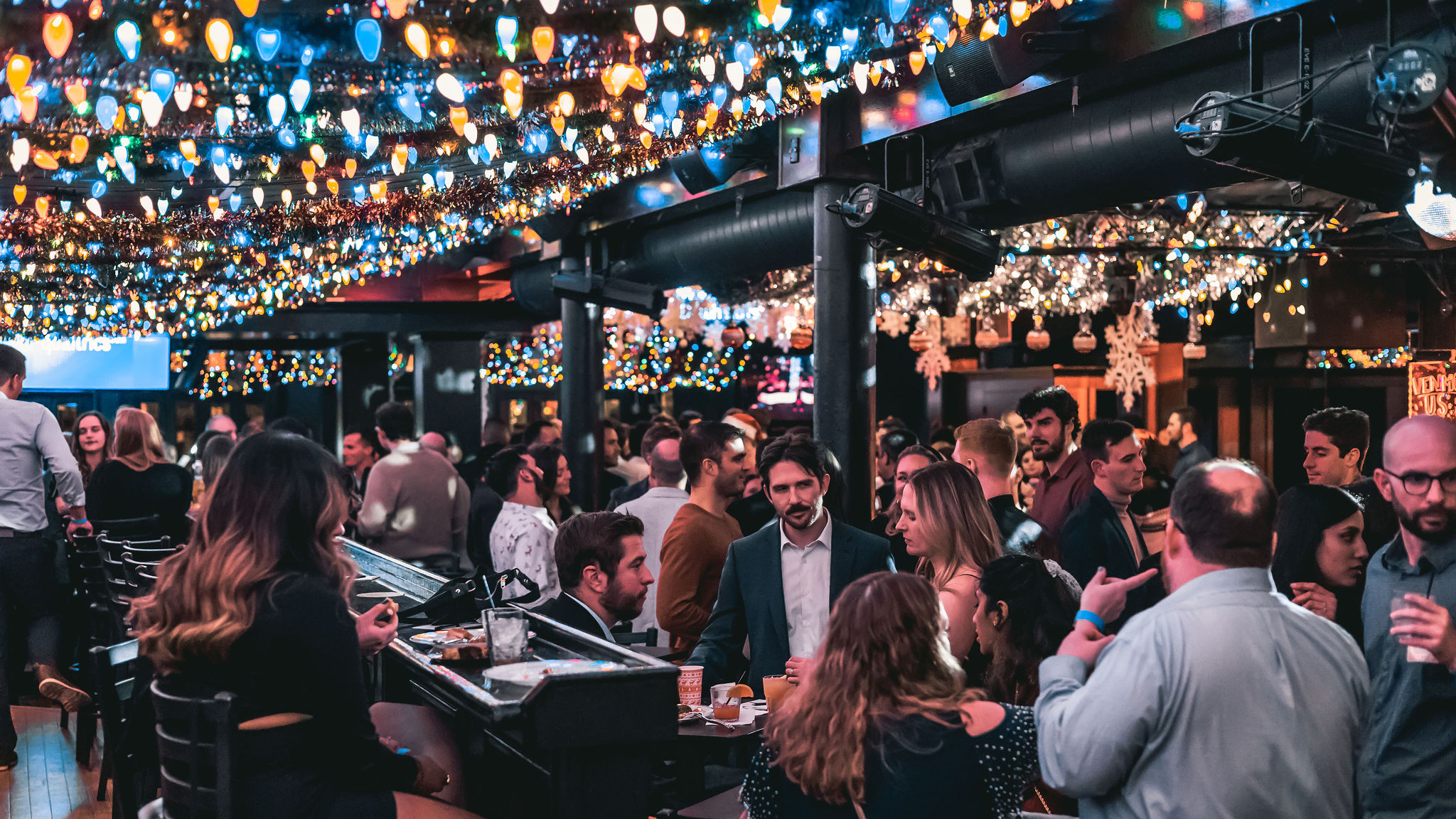 Holiday party at Howl at the Moon