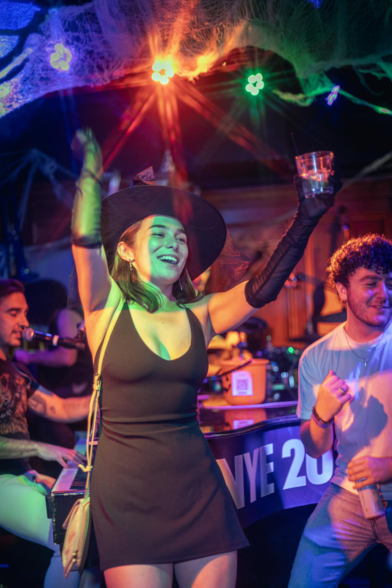 picture of a woman dressed up for a halloween party