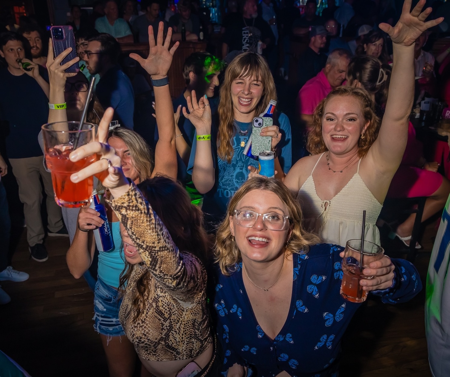 Group of girls dancing