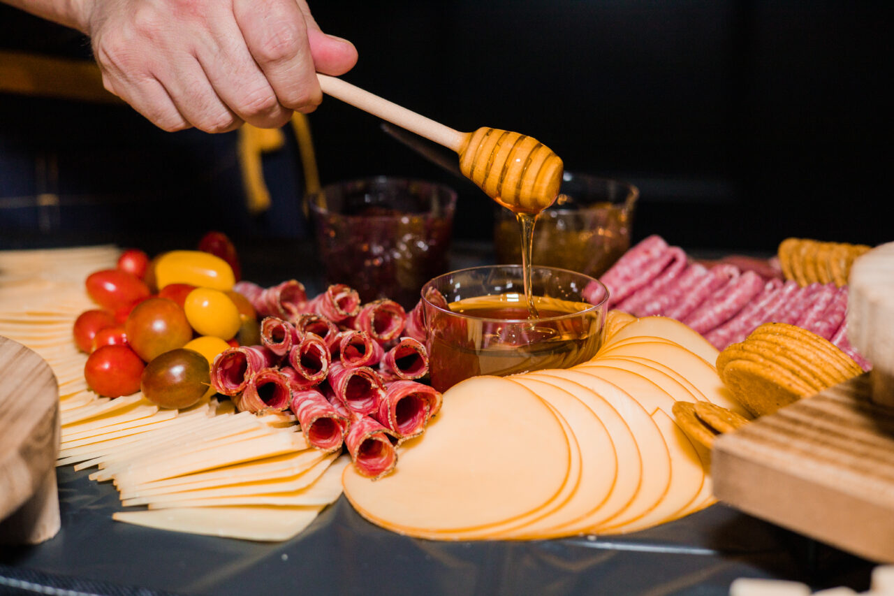 Charcuterie board at private party