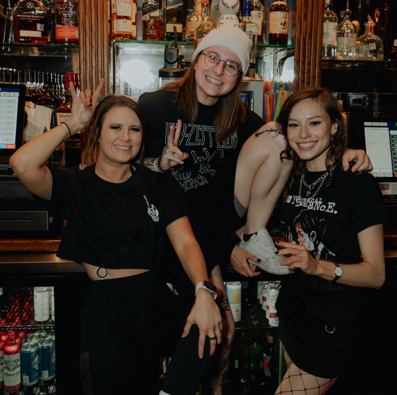 Emo night bartenders