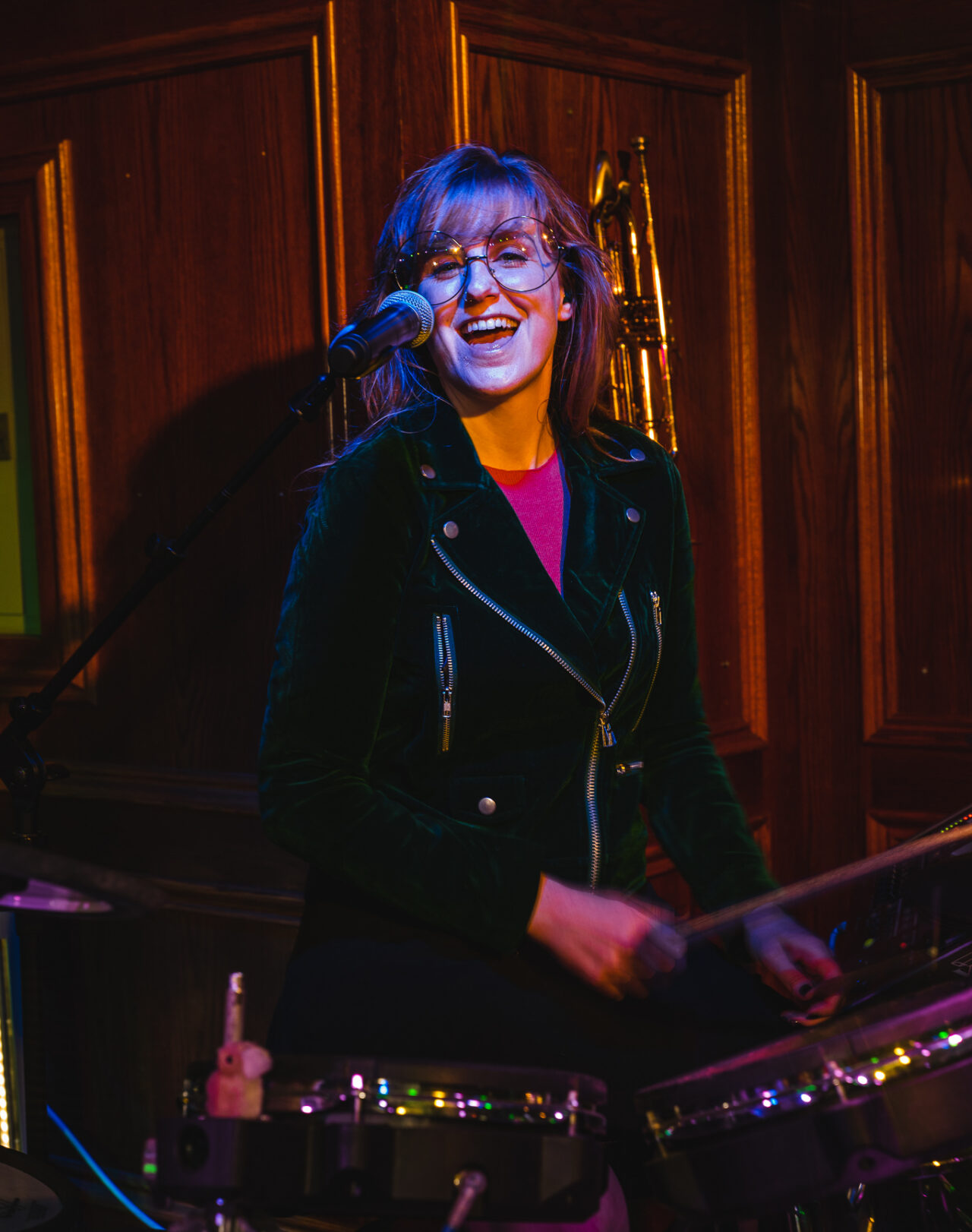 live musician playing drums at Movie Soundtrack Music Night show