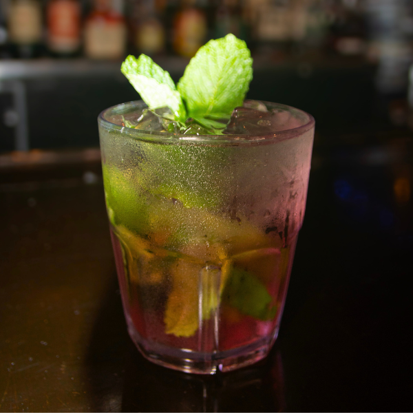photo of the blackberry mojito cocktail