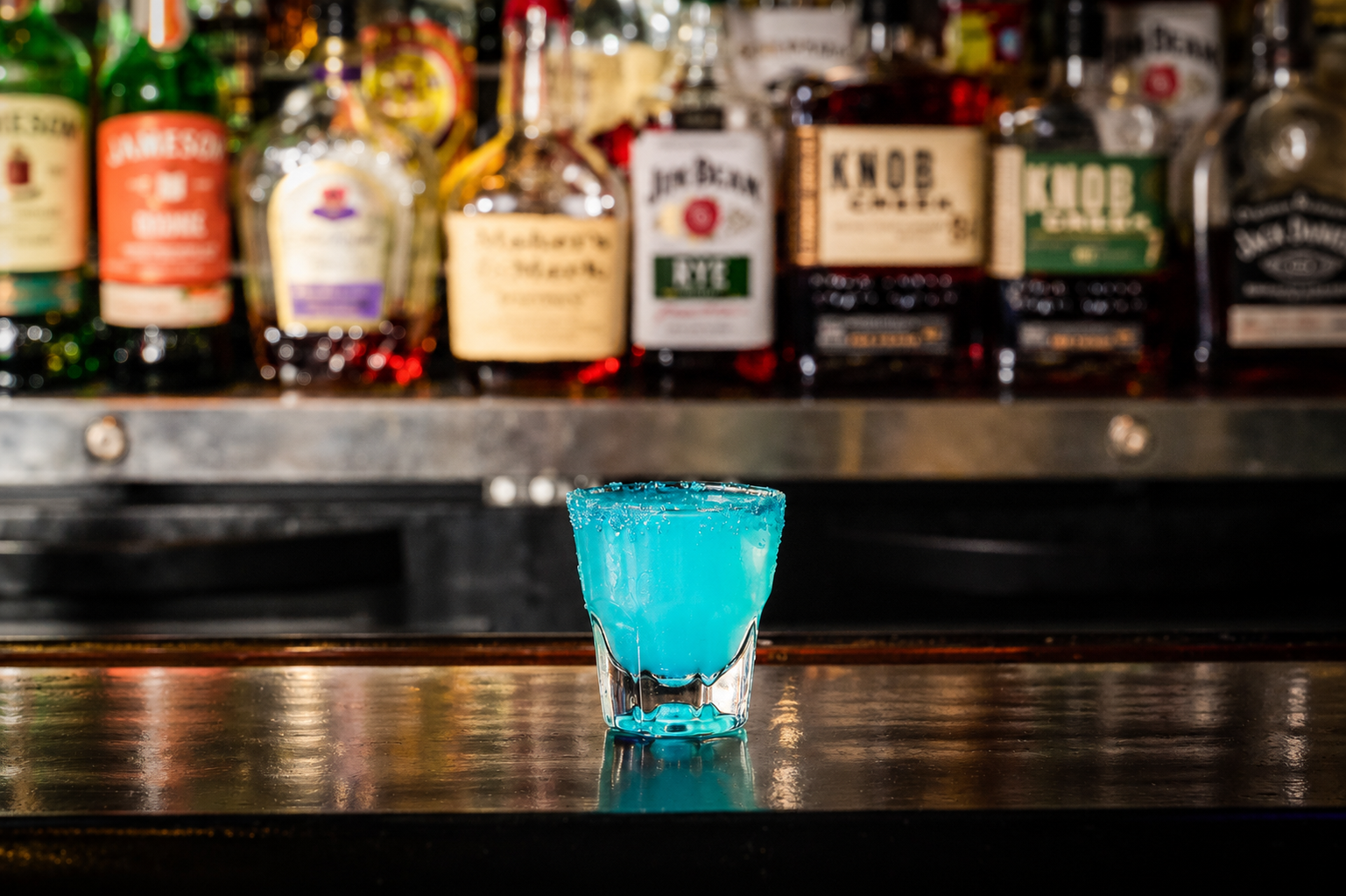 photo of the blue balls shot