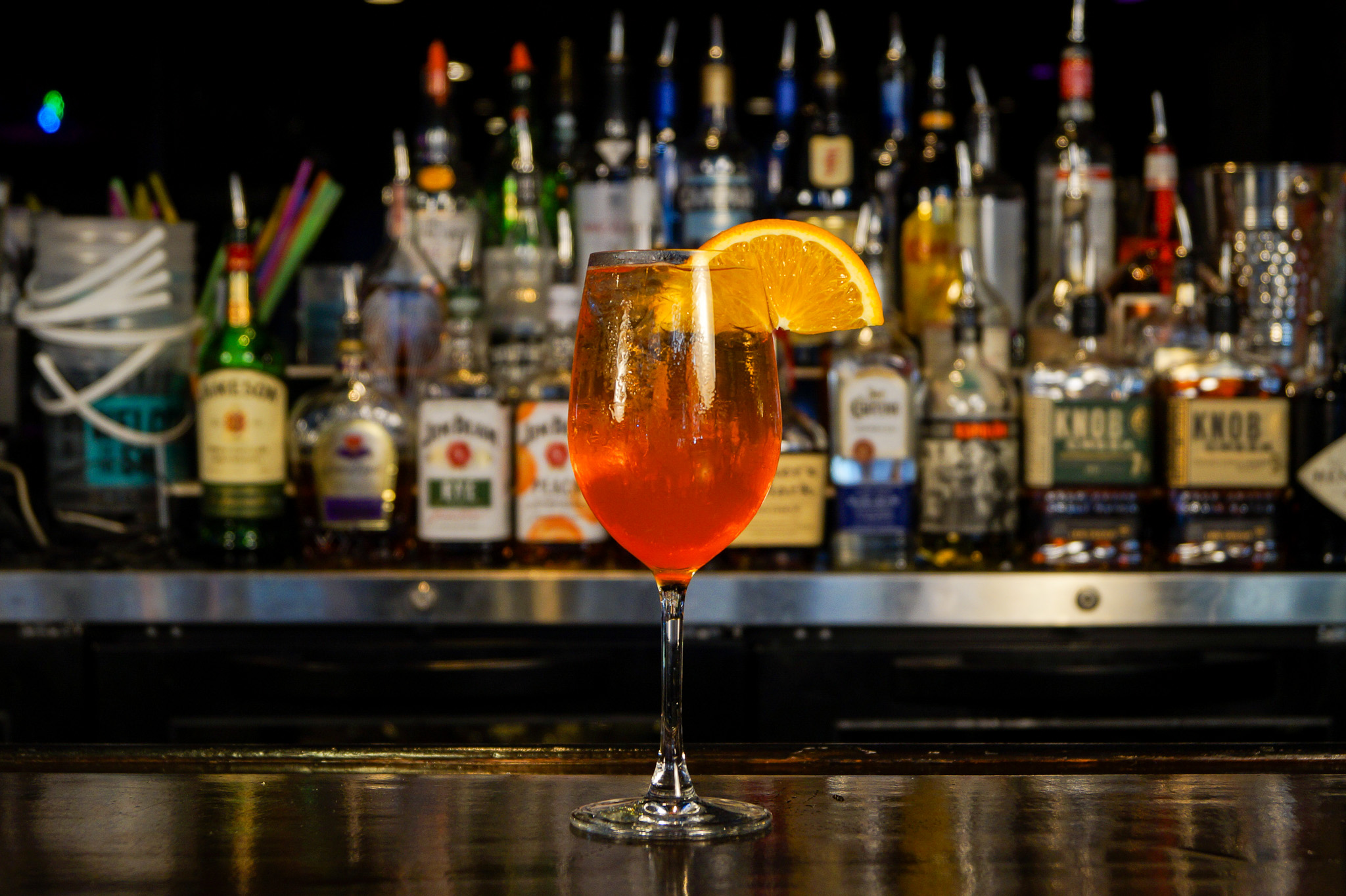 PHOTO OF BLOOD ORANGE SPRITZ