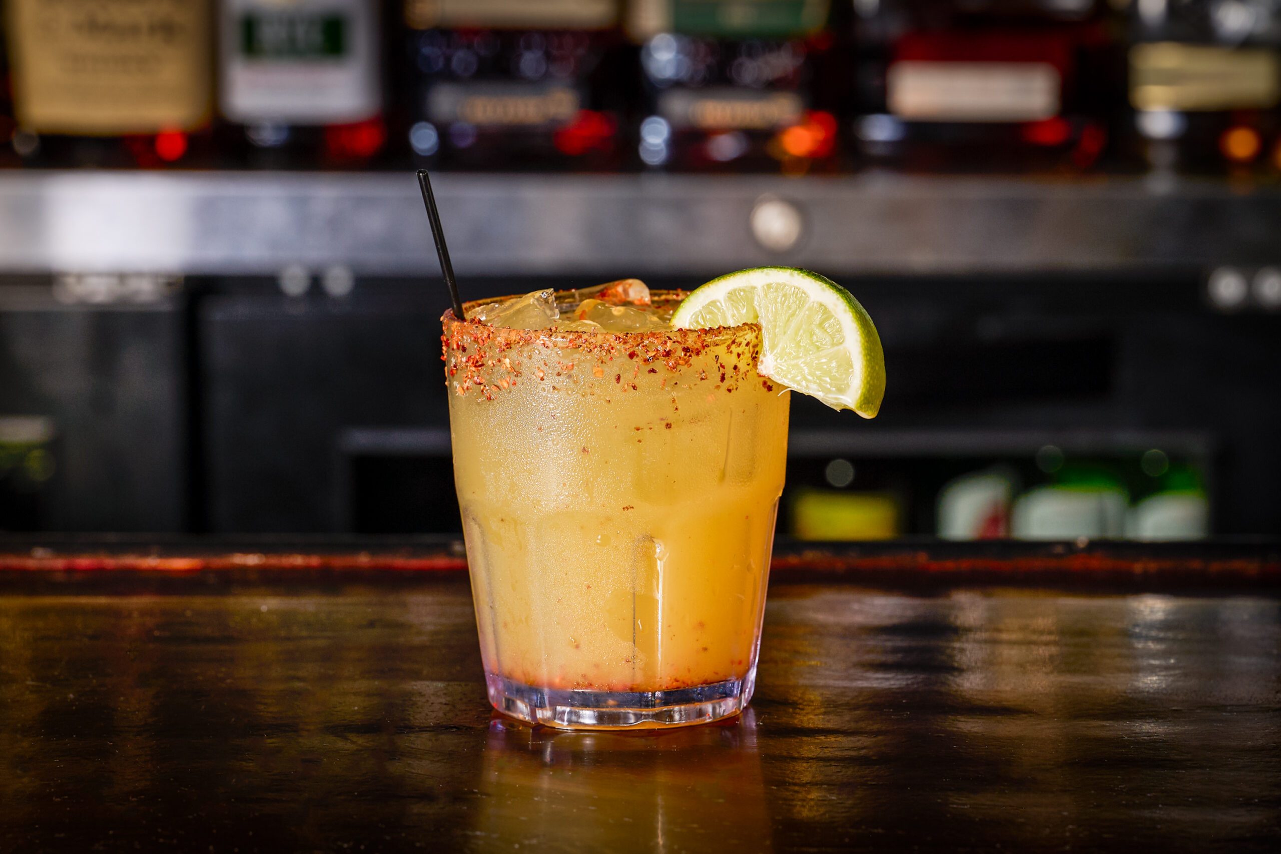 photo of the spicy margarita cocktail